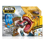  Metal Machines T-rex Attack Juego De Pistas De Construcción