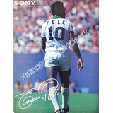 Cartel Retro El Futbolista Pele Y Sony 1980s /582 /