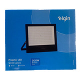 Refletor Elgin 200w 6500k Cor Da Luz Branco Frio Bivolt Ip66