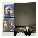 Sony Playstation 4 Slim 500gb+2 Joysticks + 2 Juegos Físicos