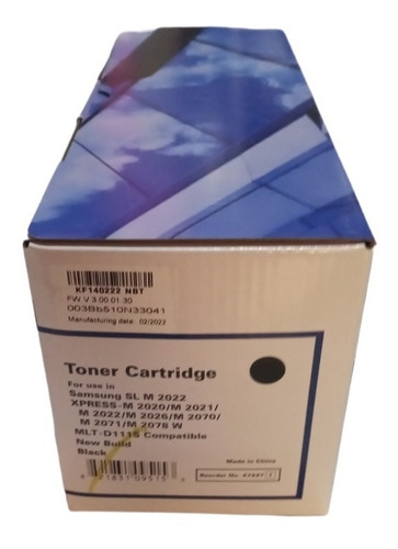 Tóner Genérico 111s Compatible Con Samsung M2020 M2070 M2022