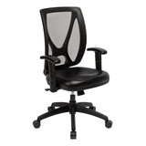 Silla Oficina Rossi Alma Ergonómica Brazos Regulables Negra