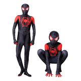$ Traje Para Spiderman Miles Morales Cosplay Adultos