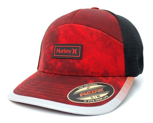  Gorra Hurley Mission Trucker - S/m - Negro/rojo