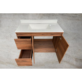 Gabinete Con Lavabo Moderno 85 Cm Tocador Con Patas Wc