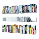 Wallniture - Estanteria De Metal Para Cd Y Dvd  6 Unidades 