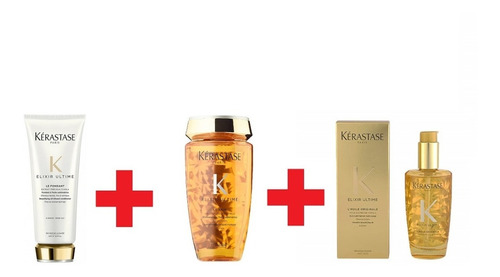 Envio Kerastase Elixir Ultime Shampoo+ Acondicionador+ Oleo