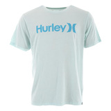 Playera Hurley One & Only Solid De Manga Corta Teal Tinted 