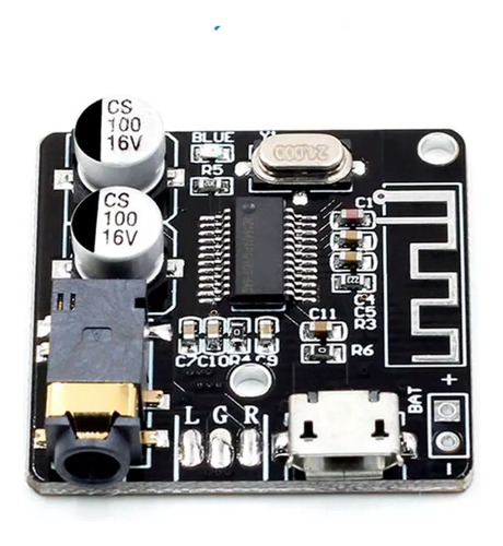 Mini Modulo Placa Receptor Bluetooth 5.0 Áudio Mp3