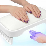 Cabina Lámpara Uñas Uv Led Apoya Manos 2 En 1 Manicura