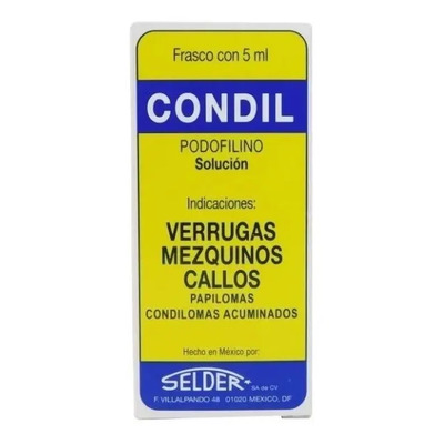 Condil Rapid Vpch Verrugas Mezquinos Callos 5ml | MercadoLibre
