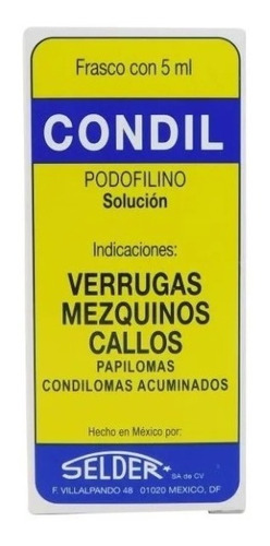 Condil Rapid Vpch Verrugas Mezquinos Callos 5ml