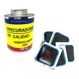 Cemento Azul 500ml Parchado De Llantas+20 Pz Parche Univ #2
