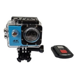 Camara Deportiva Moto 4k Ultra Hd + Control Resistente Agua