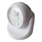 Luz 9 Led Inalambrica Con Sensor Detector De Movimiento Foco