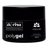 Poligel Risa Natural 30g Lançamento Pote Riza Polygel