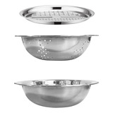 Bacia Multifuncional De Aço Inoxidável G 2024 Colander S