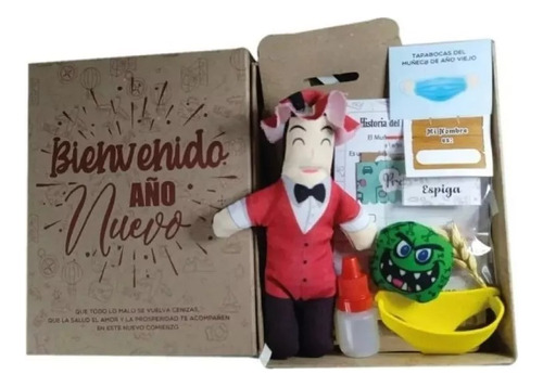 Muñeco Año Viejo Con Kit De Agüeros 