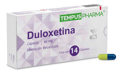 Tempus Pharma Duloxetina Lr 60mg Tabletas Con 14