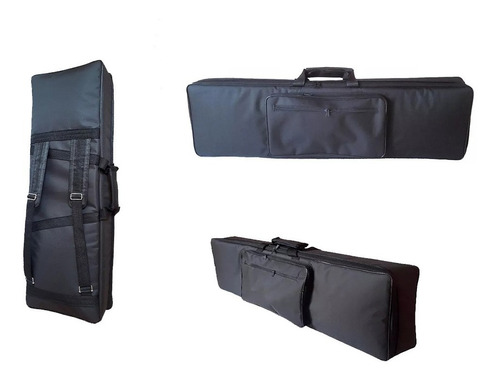 Capa Bag Master Luxo Teclado Kurzweil Sp76 + Cobertura Poeir