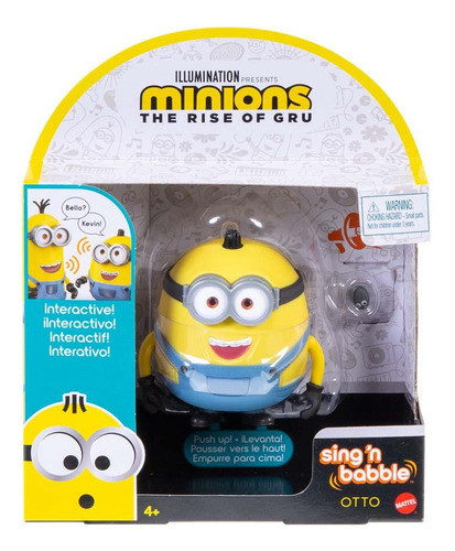 Figura Interactiva-minions Ottosing N Babble-the Rise Of Gru