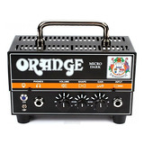 Orange Micro Dark 20w Cabeçote Valvulado Para Guitarra Cor Preto