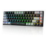 Teclado Mecanico Con Cable De 68 Teclas Huo Ji 65% Rgb