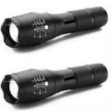 2 Pack Lampara Tactica 5000 Lumens Xmlt6 Cree Led Recargable