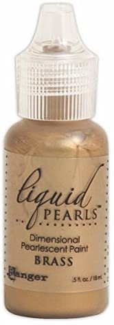 Ranger Liquido Pearls De Pegamento  0 5 Oz  Laton