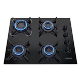 Cooktop 4 Bocas A Gás Itatiaia Electra Glass Preto - Biv    