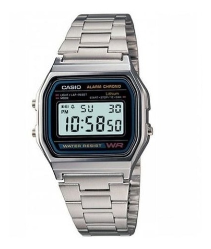 Reloj Casio A158w Digital Retro Vintage Agente Oficial