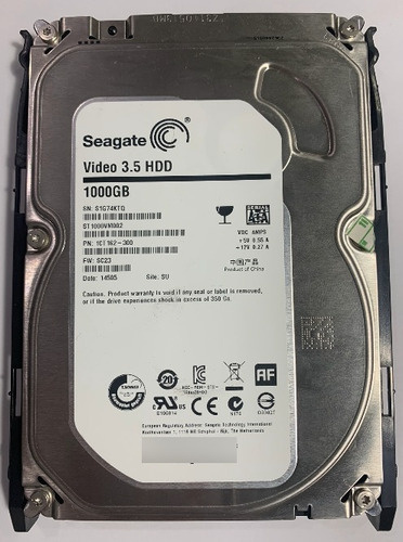 Disco Duro Seagate 3.5 1tb 5900 Rpm 64mb Sata3 /v /vc