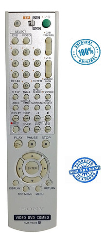 Control Remoto Original Rmt-v501e Combo Dvd/vcr Sony