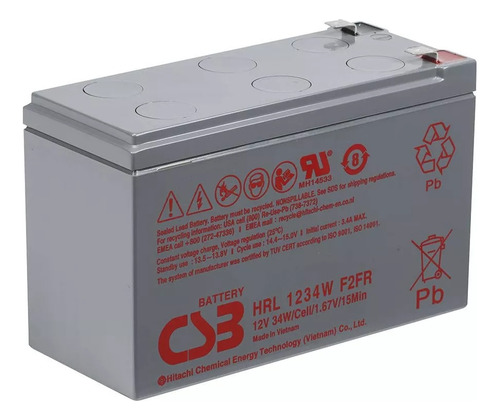 Bateria Csb Hrl1234w 12v 9a Original