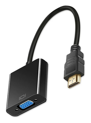 Conversor Adaptador Vídeo Hdmi Macho Para Vga Femea Monitor