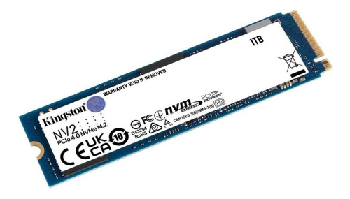 Unidad De Estado Solido Ssd Kingston Nv2 Snv2s/1000g 1tb