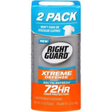 Right Guard Xtreme Defense Sin Aluminio Barra 74grs. 2pack