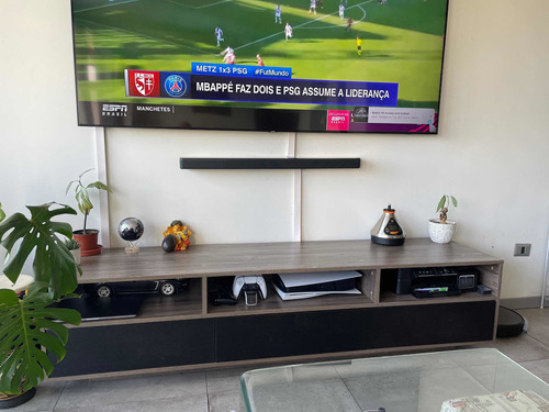 Rack Mueble Largo Tv Smart Con Cajones Living/pieza Smartec