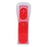 Control Remote Controller Para Wii Y Wii U Color Rojo