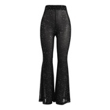 Pantalones Casuales Transparentes De Malla Sexy Para Mujer