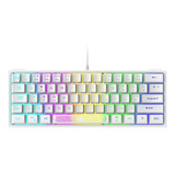 Teclado Con Cable K61 Rgb 60 Por Ciento 62 Teclas Ergonómico