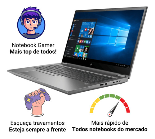 Notebook Gamer Promoção Geforce Rxt 6g Ssd 1tb Hp Windows 11