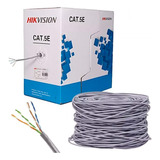 Cable De Red Hikvision Utp Cat5e De 305 Mts 