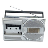 01 Rádio Philips Ar150 Antigo Toca Fita Am/fm P/ Restauro