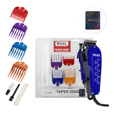 Máquina Cortadora De Pelo Wahl® Profesional Taper 2000 Clipper Con Holograma De Autenticidad Color azul | Meses sin interés