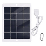 Cargador Solar Portátil 3w 5v Impermeable Para Camping Con U