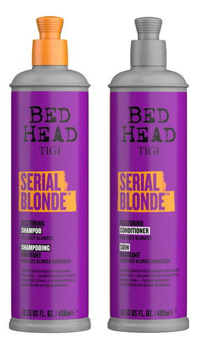 Combo Serial Blonde Shampoo + Acondicionador X400ml Tigi