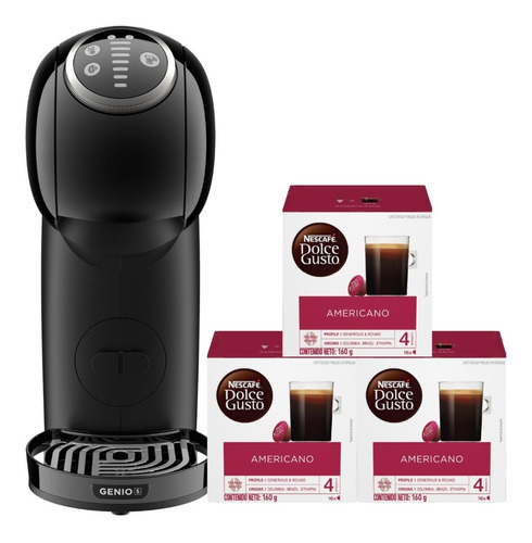 Cafetera Genio S Plus + Cápsulas Americano X3 Cajas