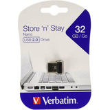 Pendrive Verbatim Usb 2.0 De 32 Gb Store N Stay Nano - Negro