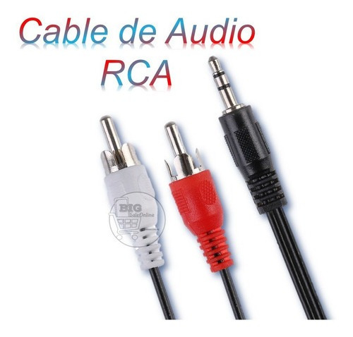 Packs De 50 Cables De Audio Estereo Mache De 3.5 Salida 2rca